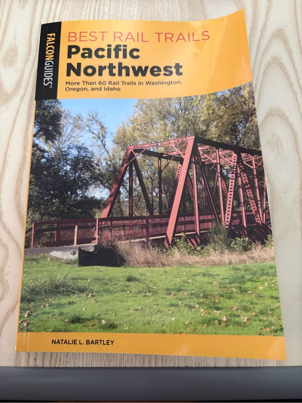 Pacific Northwest Rail Trails Guidebook - Yellow Cover